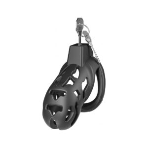 Male Chastity Cage, Large Chastity Devices with 5 Sizes Rings and Invisible Lock for Man Penis Exercise Bondage Gear & Accessories Lightweight Adult Sex Toys