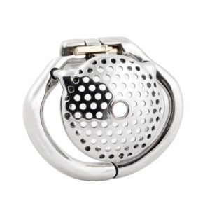 Super Small Cock Cage Male Flat Chastity Device Steel Stainless Virginity Lock Belt Adult Game Sex Toy T2045 45mm